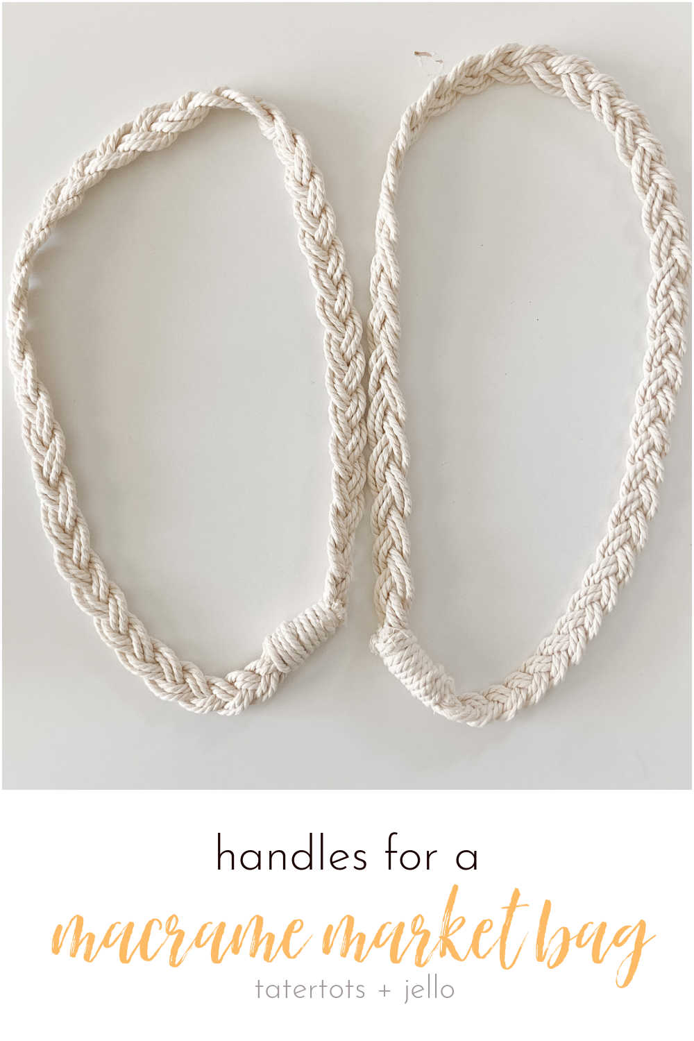 Macrame clearance bag handles