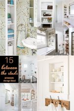 15 Between the Studs Bathroom Storage Ideas