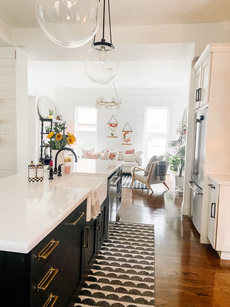 Black and White Kitchen Remodel 