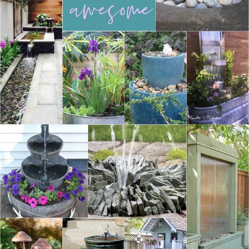 DIY Fountain ideas for your patio
