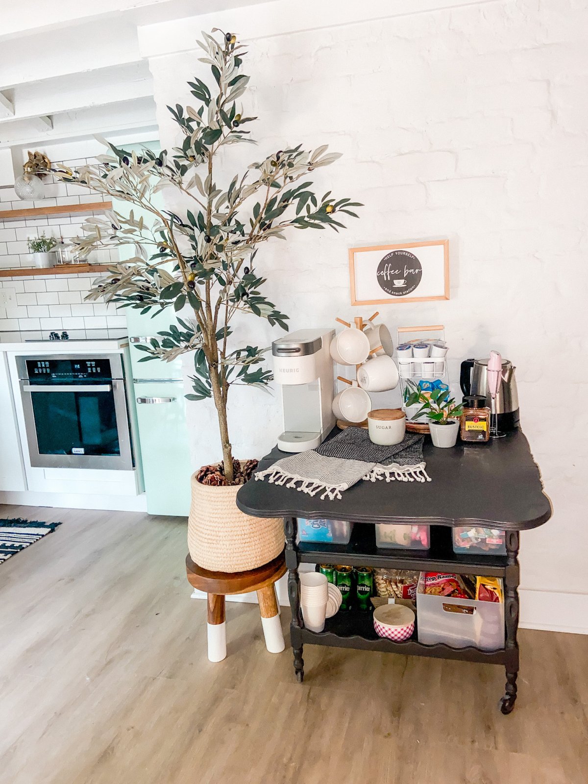 Airbnb Coffee Cart Upcycle 