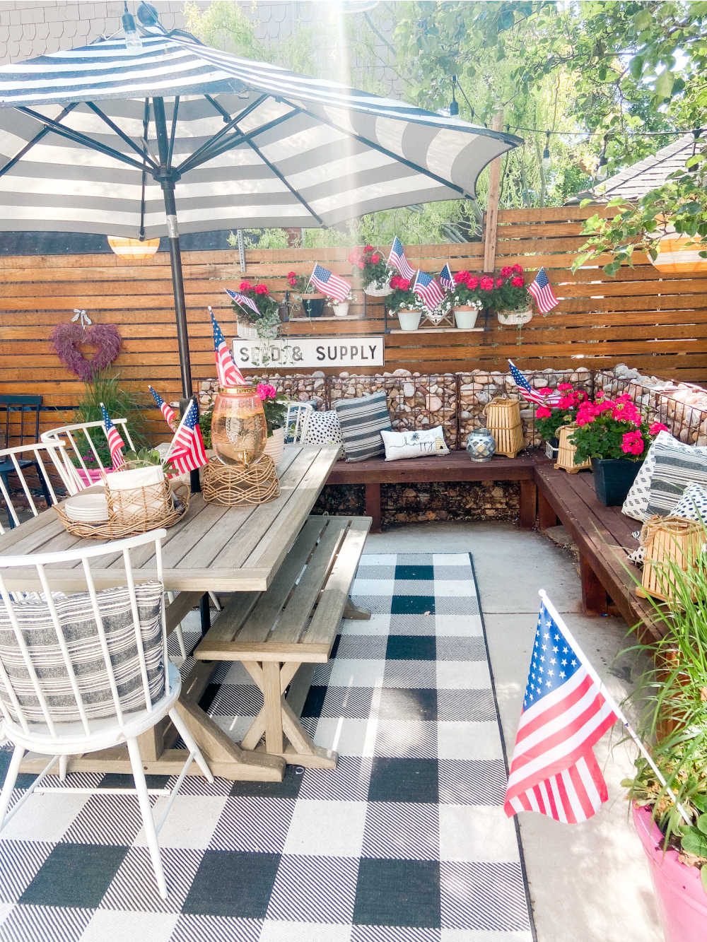 Patriotic Patio Ideas