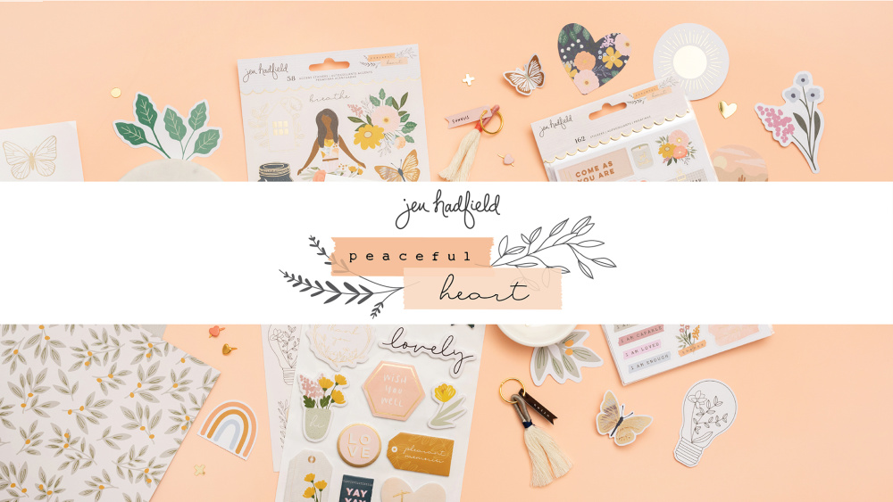 Jen Hadfield LIve and Let Grow Mini Puffy Sticker Hearts — Redefined  Kreative