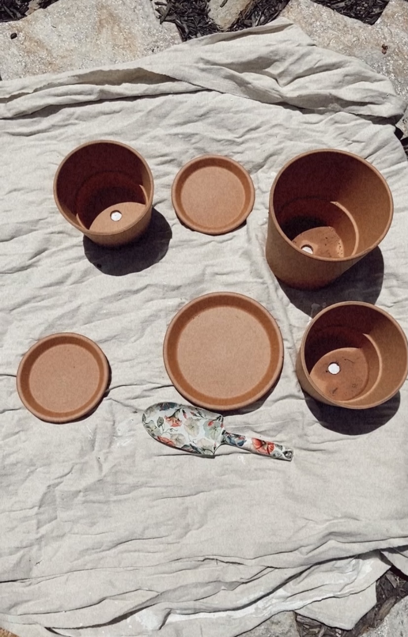 How to Paint Terra Cotta Pots with Spray Paint