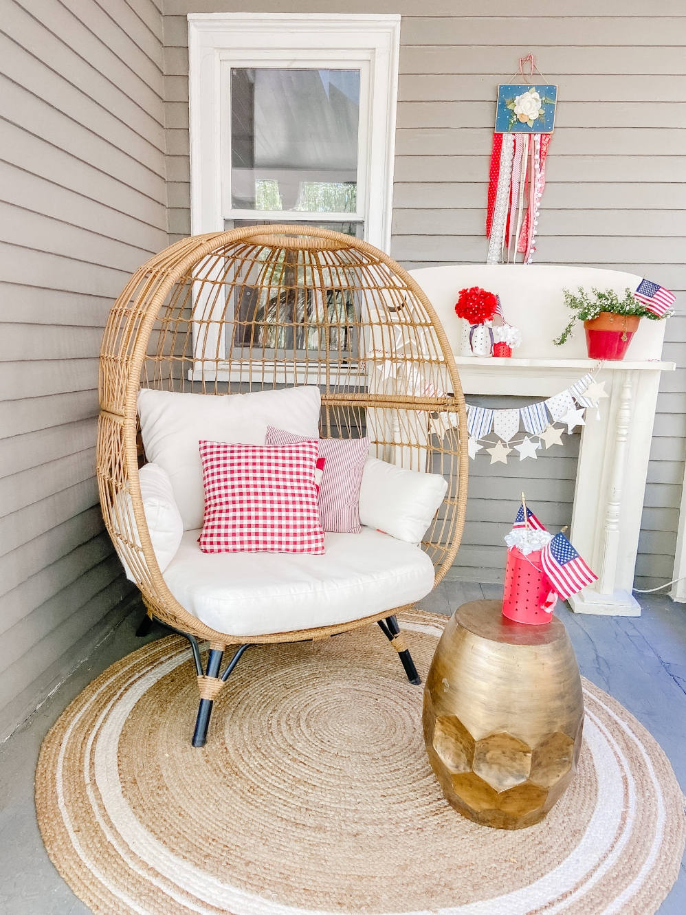 Patriotic Reading Nook