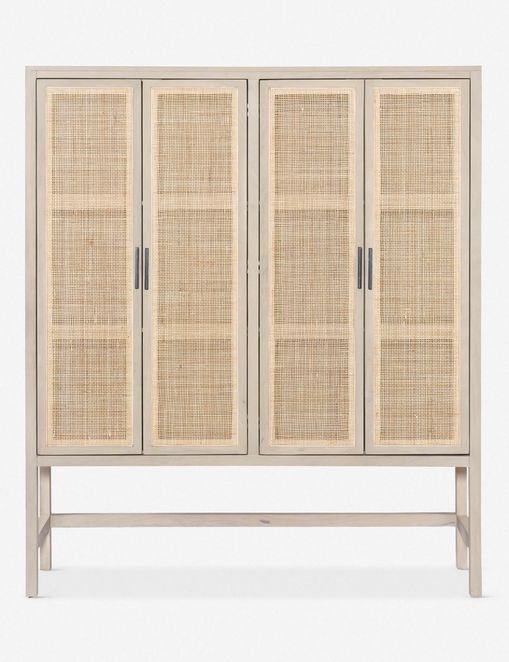 Hannah Natural rattan cabinet 