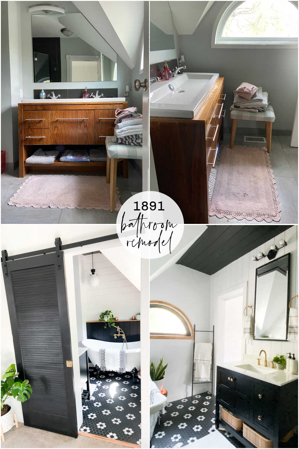 A Small Bathroom that is BIG on Organization - 1891 bathroom remodel!