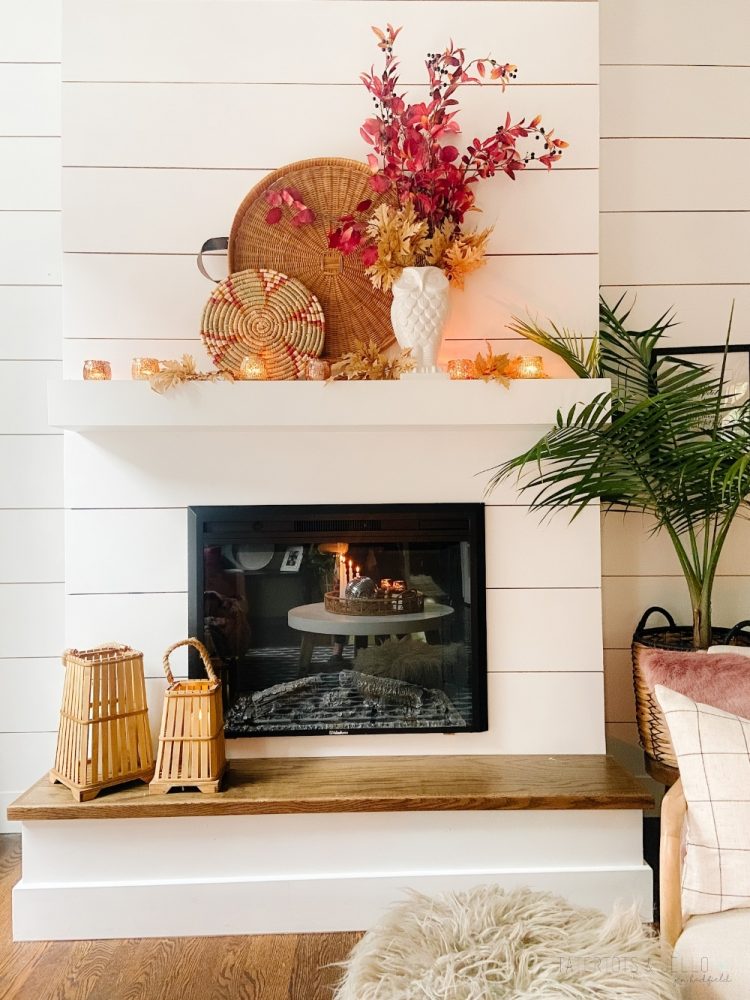 Easy Early Fall Decorating Ideas summer to fall decor with no pumpkins!