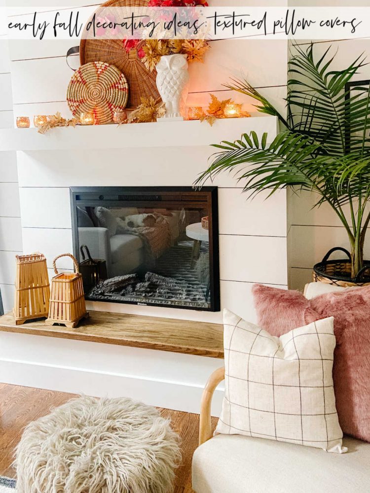 Easy Early Fall Decorating Ideas summer to fall decor with no pumpkins!