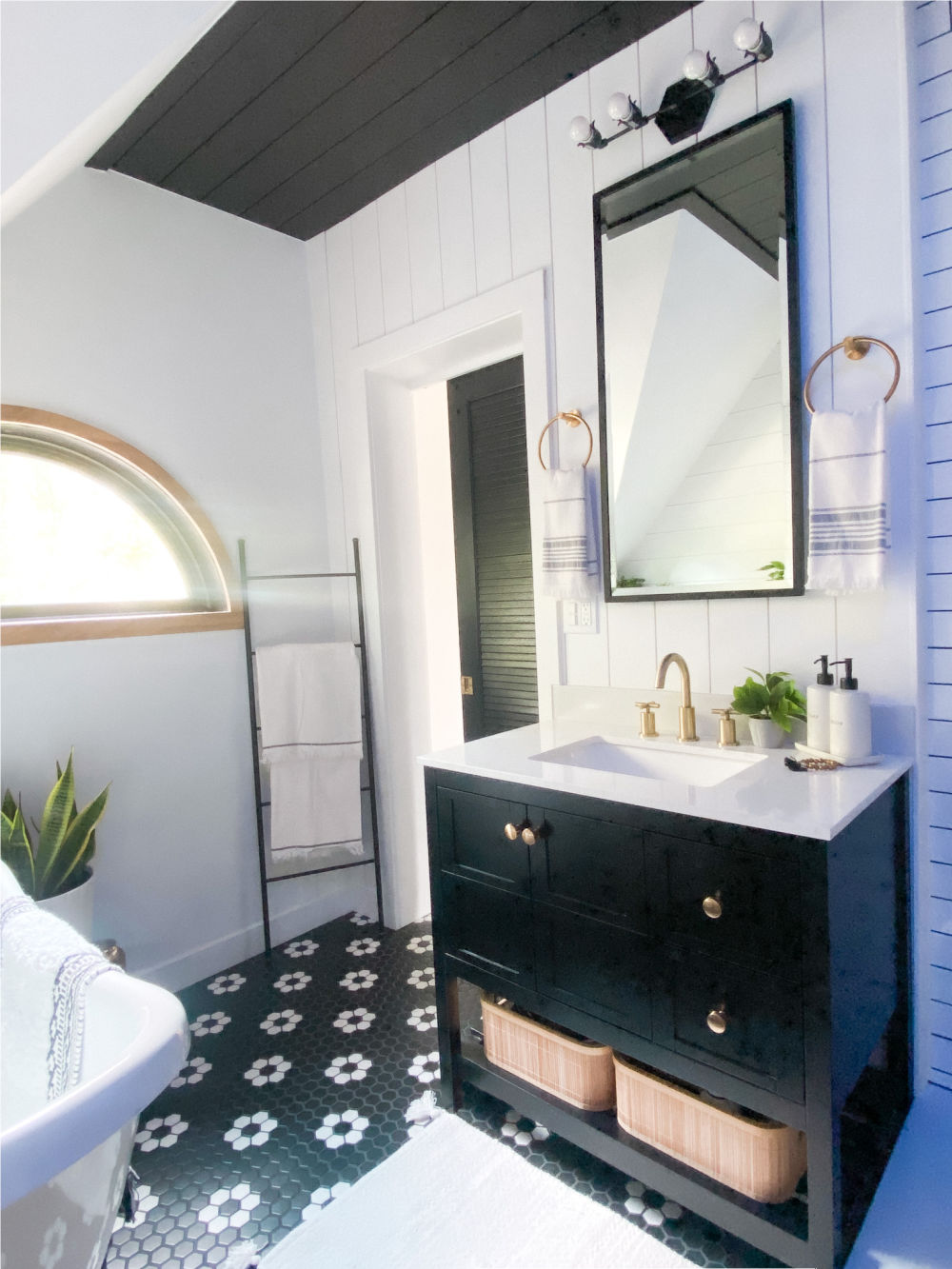 A Small Bathroom that is BIG on Organization - 1891 bathroom remodel!