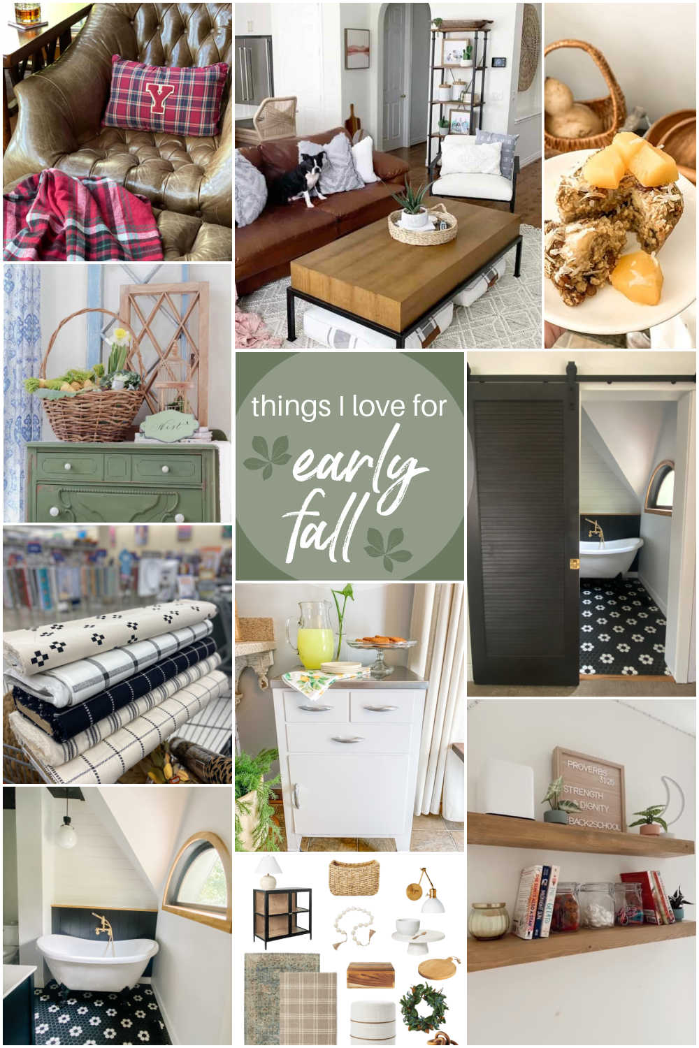 Welcome Home Saturday - Things I Love For Early Fall! DIY projects, bathroom remodel update and things I love this week!