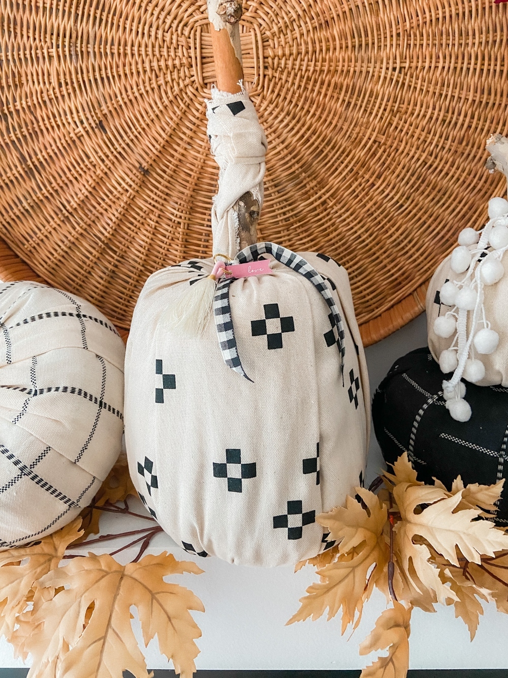 Elevated Fabric Toilet Paper Pumpkins. Transform toilet paper into the cutest pumpkins for fall in FOUR different shapes and customize them for YOUR decor!