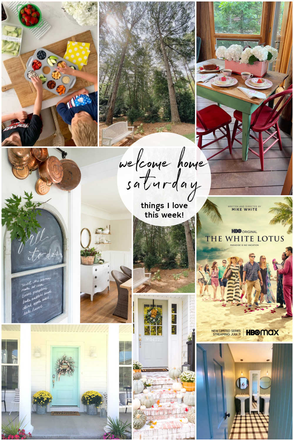 Welcome Home Saturday -- Things I Love This Week! DIY projects, bathroom remodel update and things I love this week for Summer.