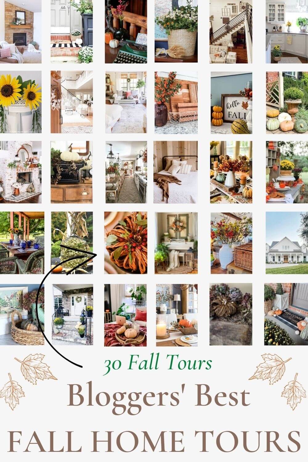 Bloggers Best Home Tours for Fall! 