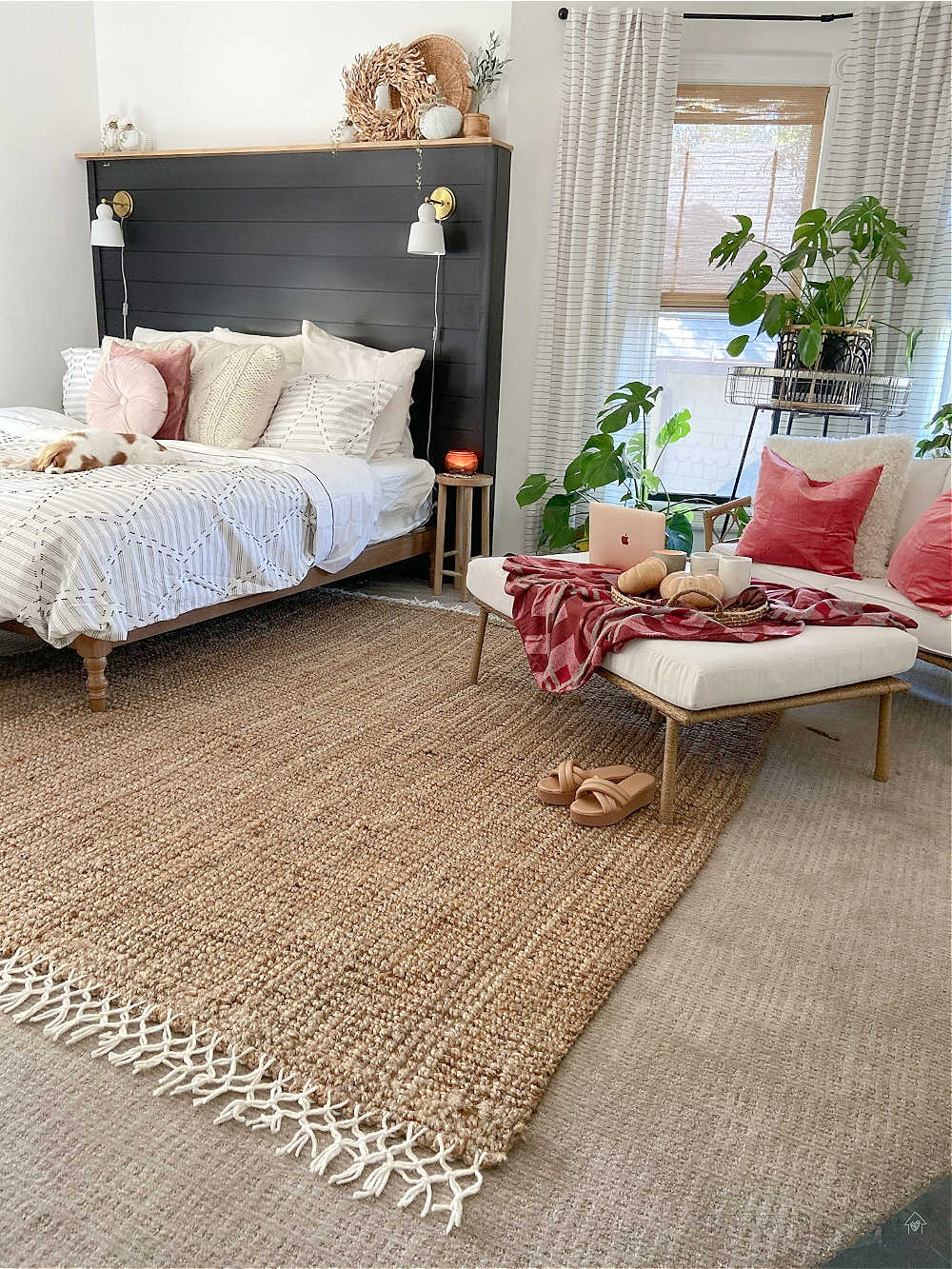 Our New Bedroom and Bathroom Decorated for Fall! Step inside our cozy 1891 bedroom and bathroom remodel with warm rustic touches.