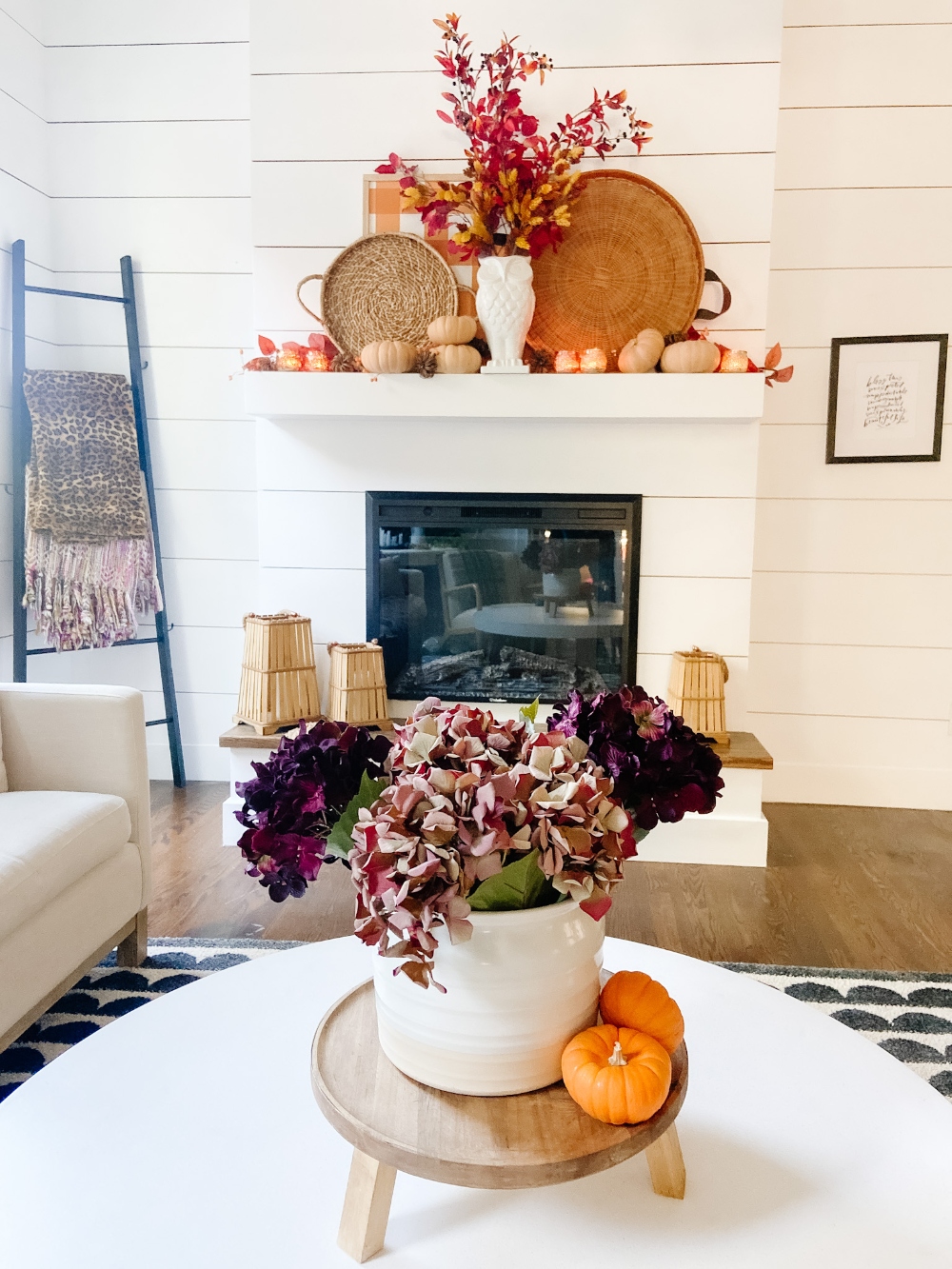 Boho Cottage Fall Decorating Ideas. How to add warm and relaxing fall touches to your home with a few DIY projects and decorating ideas!