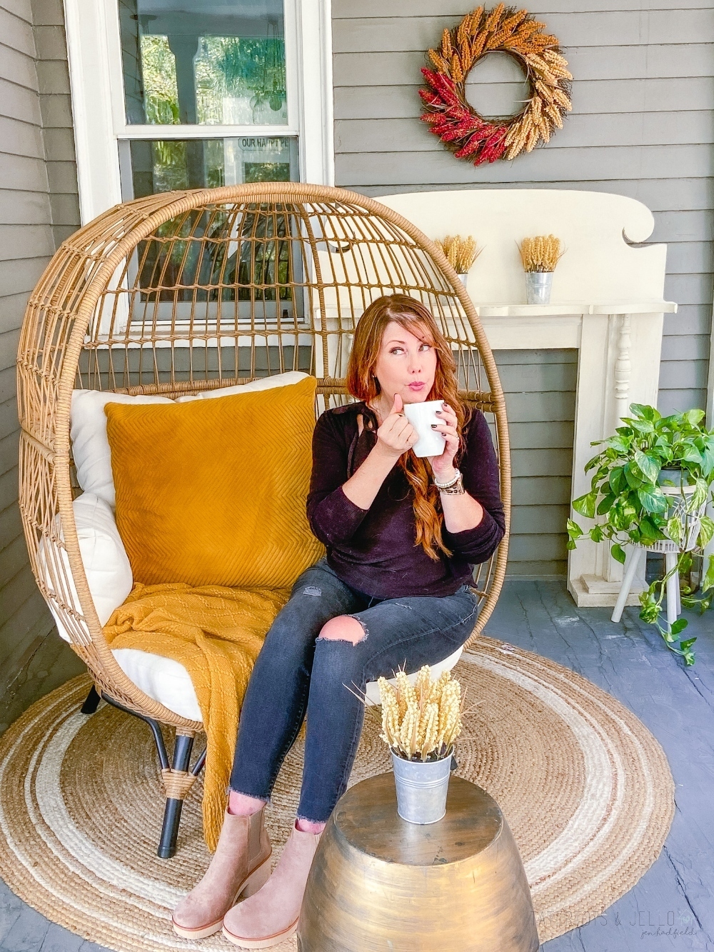 Four Ways to Create a Boho Cottage Fall Porch. Create a warm, casual and inviting fall porch with these FOUR easy ideas! 