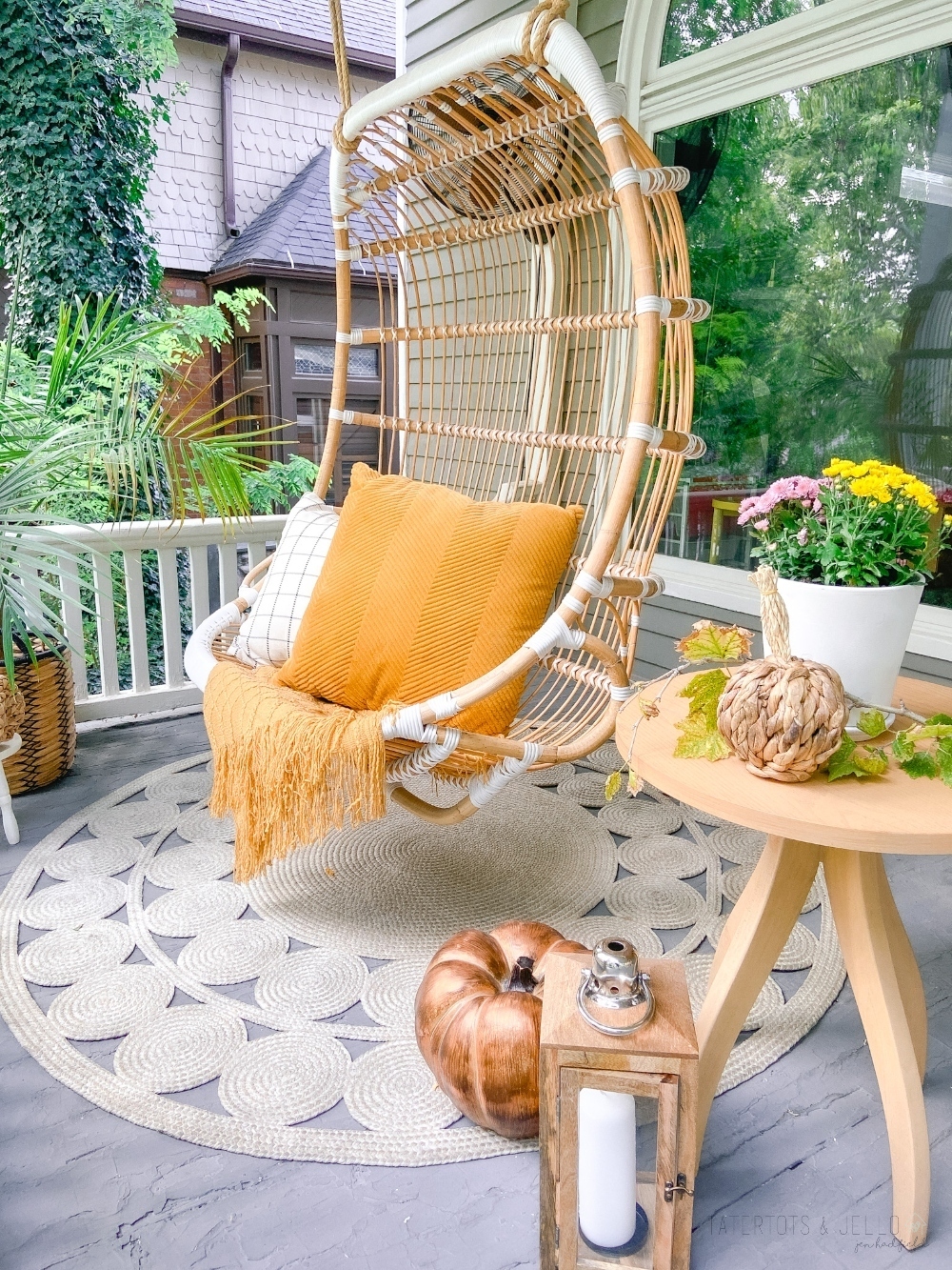 Four Ways to Create a Boho Cottage Fall Porch. Create a warm, casual and inviting fall porch with these FOUR easy ideas! 