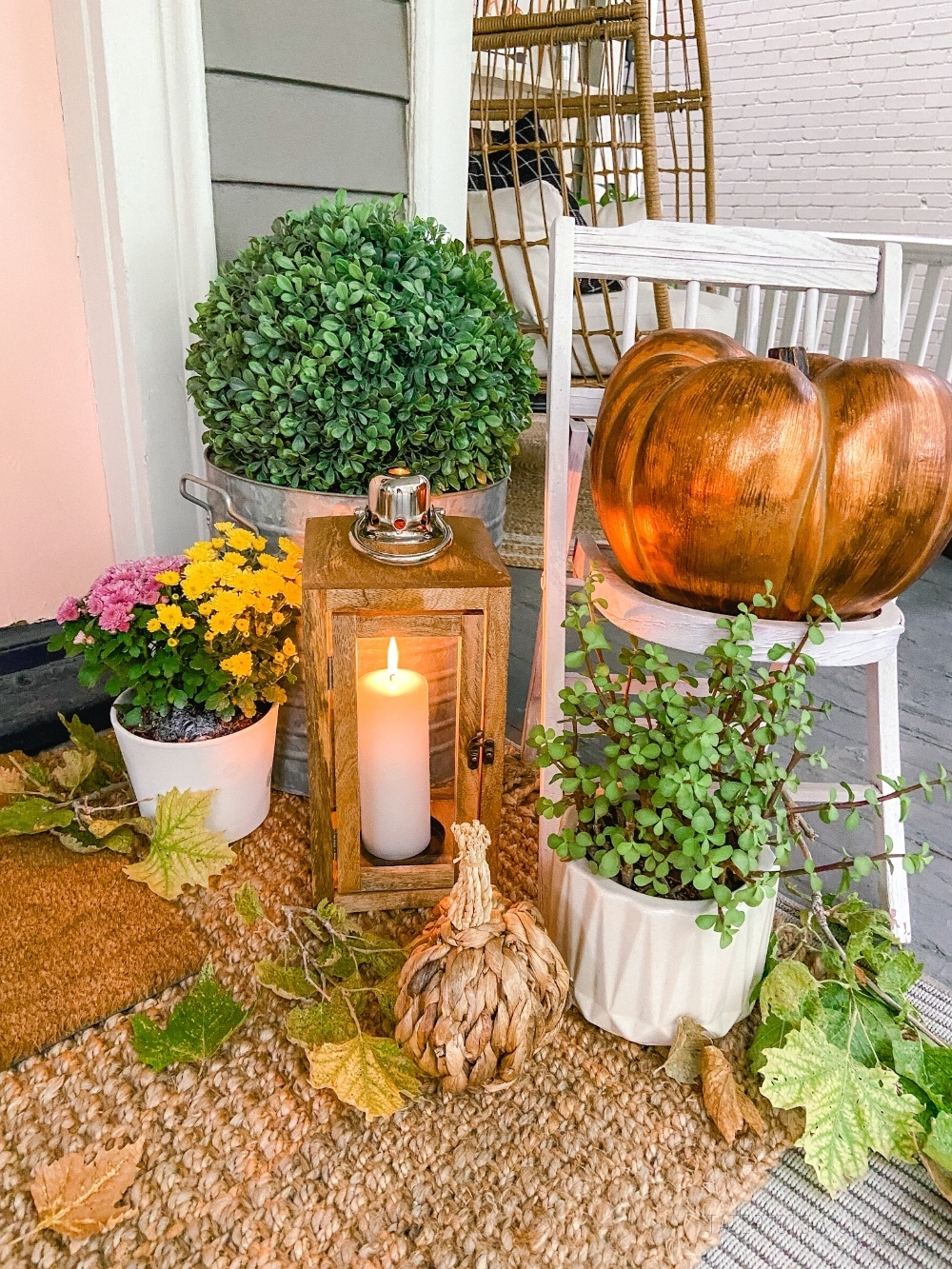 Four Ways to Create a Boho Cottage Fall Porch. Create a warm, casual and inviting fall porch with these FOUR easy ideas! 