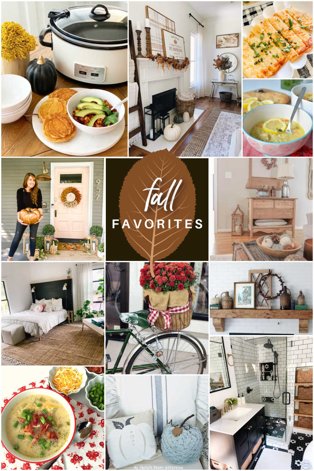 Welcome Home Saturday - Fall Favorites! Fall decorating, mantel ideas, recipes and fall favorite things! 