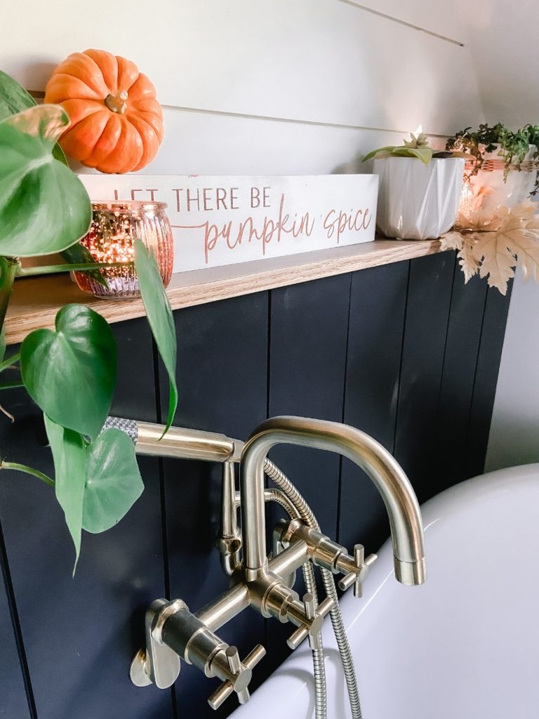 Our New Bedroom and Bathroom Decorated for Fall! Step inside our cozy 1891 bedroom and bathroom remodel with warm rustic touches.