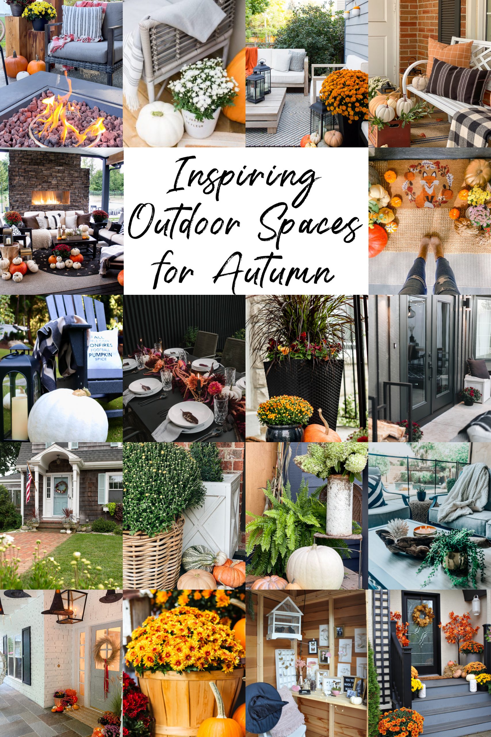 Inspiring Outdoor Fall Spaces 