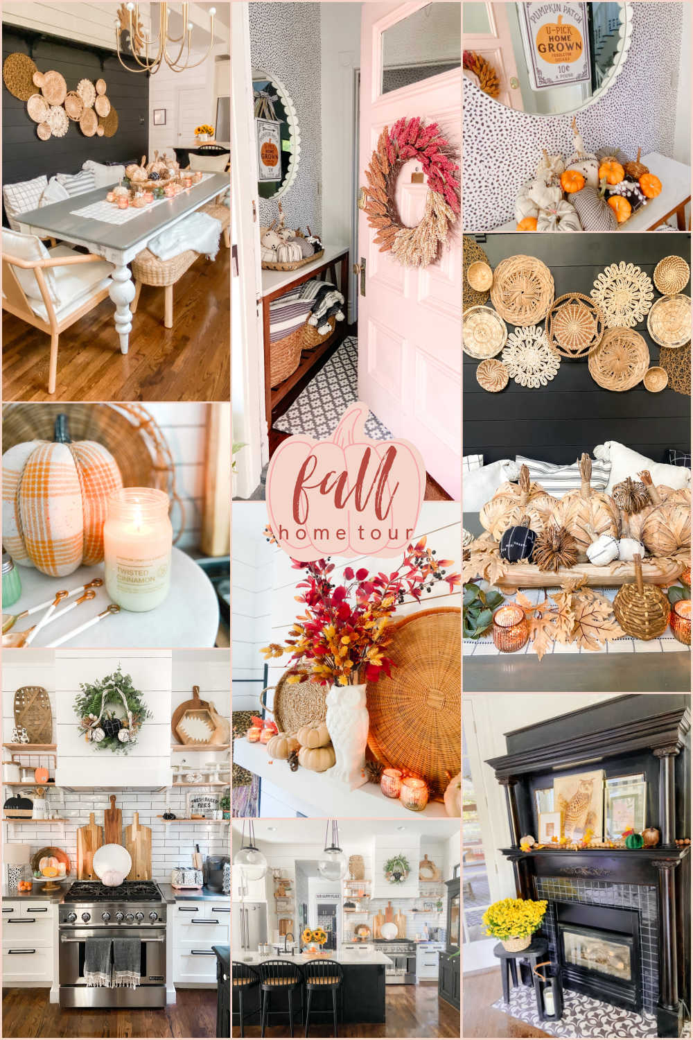 Boho Cottage Fall Decorating Ideas. How to add warm and relaxing fall touches to your home with a few DIY projects and decorating ideas! 