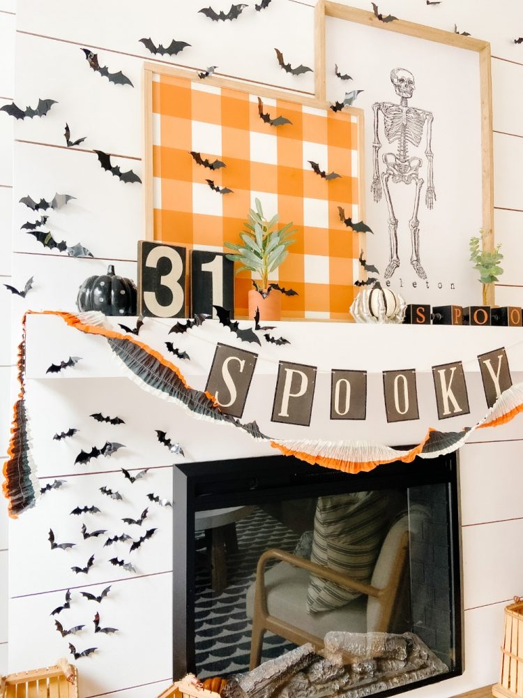 Spooky Halloween Decor And Mantel - Signs, Banners, Wreaths And More!