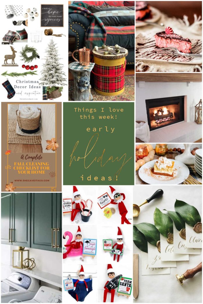Welcome Home Saturday — Early Holiday Ideas!