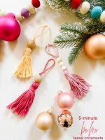 5-Minute Boho Tassel Ornaments
