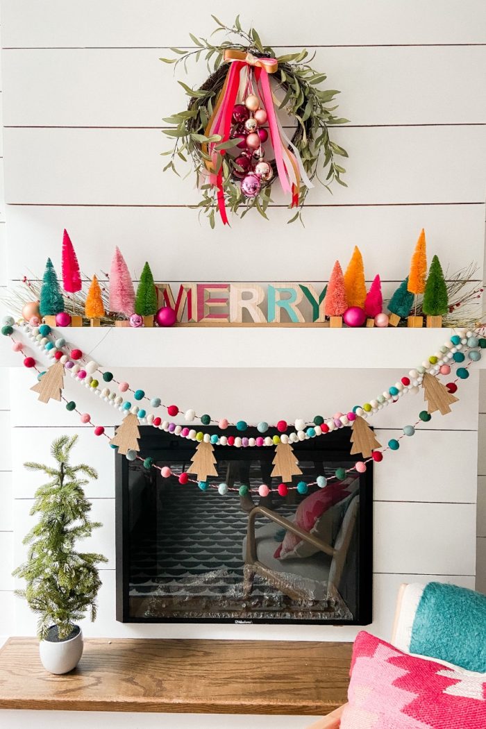 Embroidery Hoop Hanging Ornament Wreath