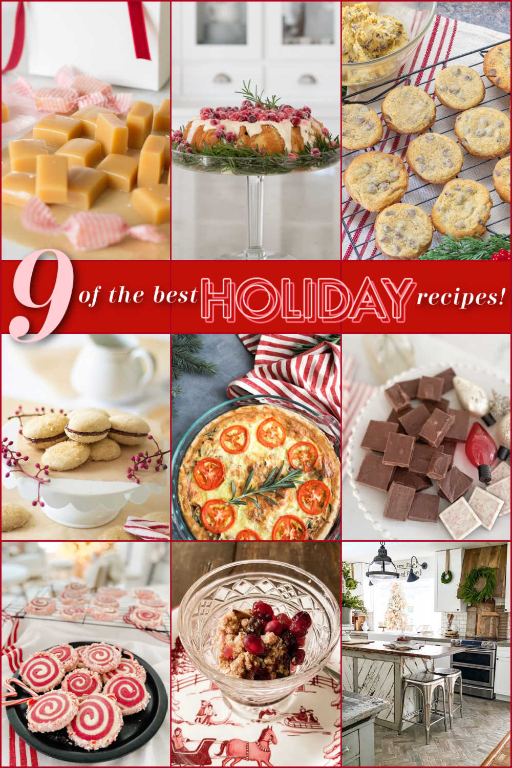 Nine Amazing Holiday Recipes. If you only have time to make a few recipes this holiday season, be sure to make these! 