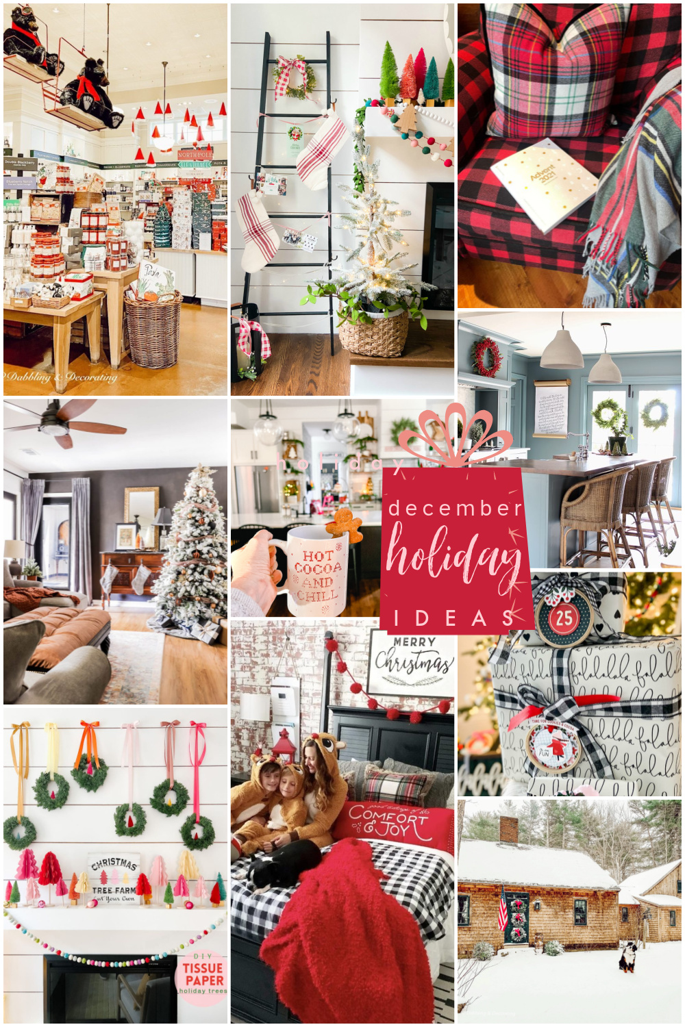 Welcome Home Saturday -- December Favorites! Ways to bring holiday cheer to your home through decorating, DIY and holiday gift ideas!