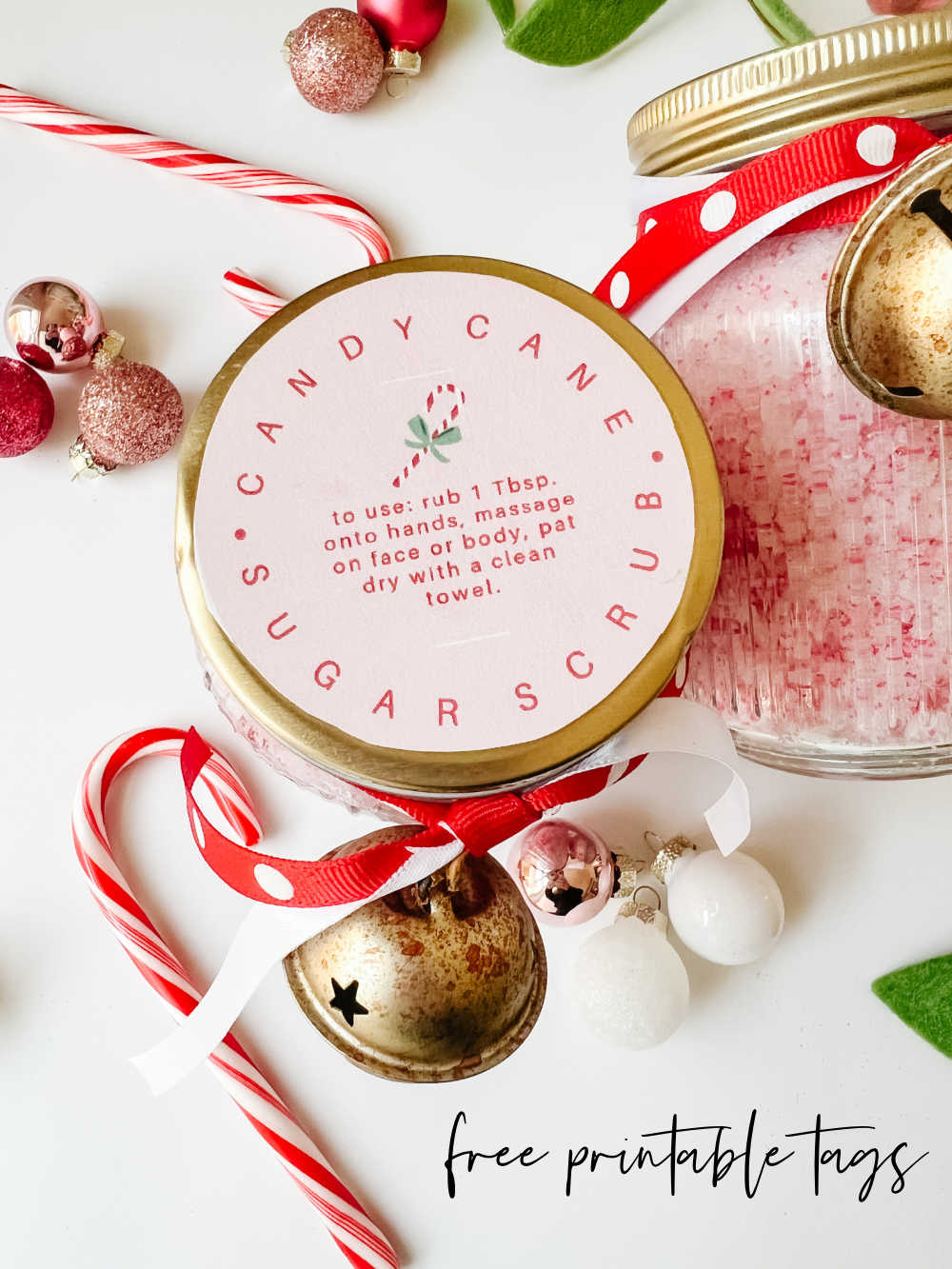 -Ingredient Candy Cane Sugar Scrub. This candy cane sugar scrub exfoliates and invigorates the skin and is the perfect gift idea for anyone on your list! 