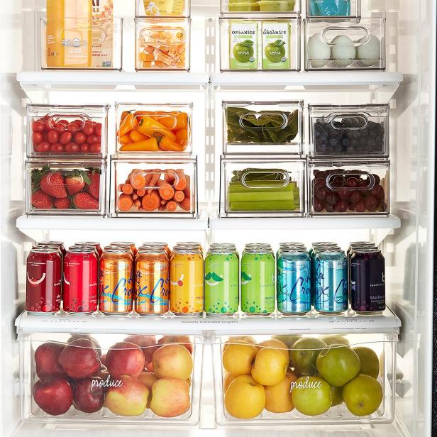 organized fridge 