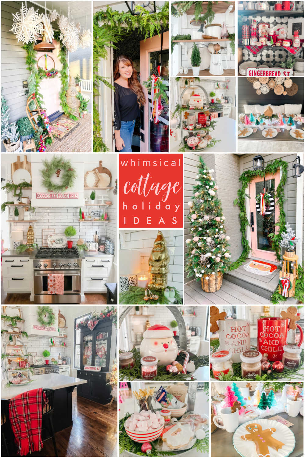 Whimsical Holiday Cottage Home Tour. Add some whimsical character to your holiday home with these easy ideas! 