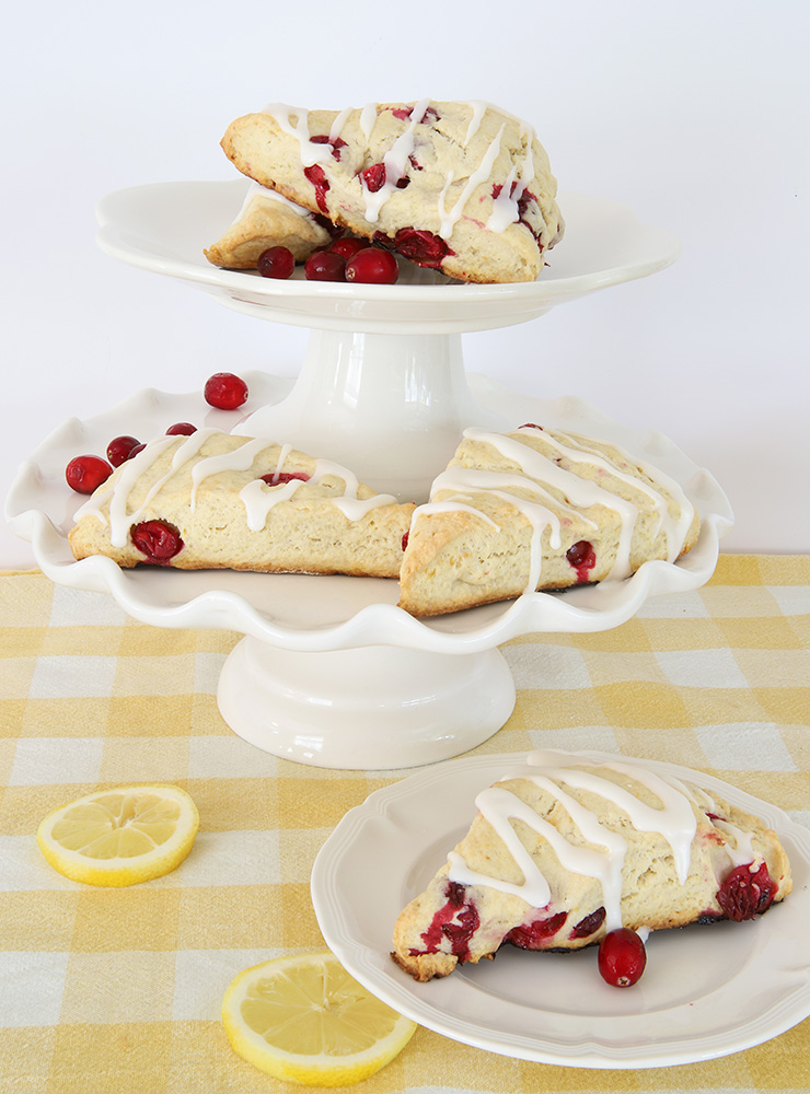 The best cranberry lemon scones 