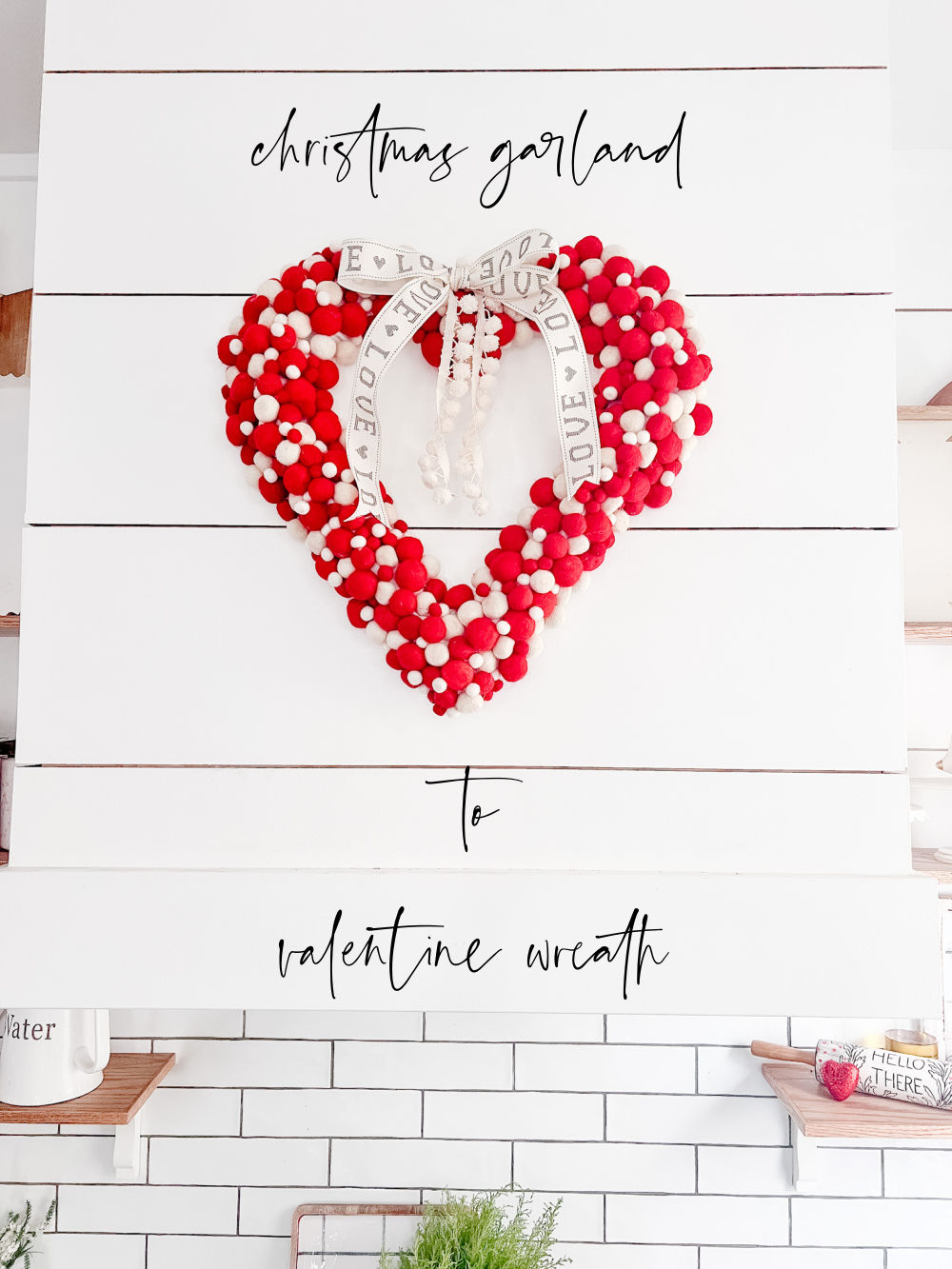 Felt Hearts Bright Red - Perfect For Your Home Decor DIY Project