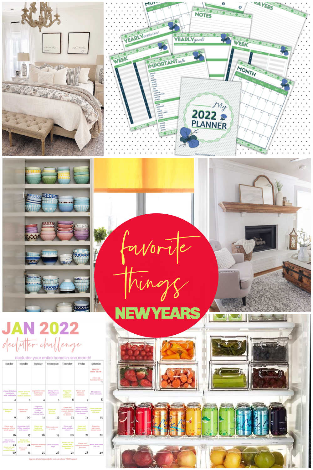 Welcome Home Saturday - Happy New Year! Organizing, Decluttering and some new DIY projects to make in the new year.