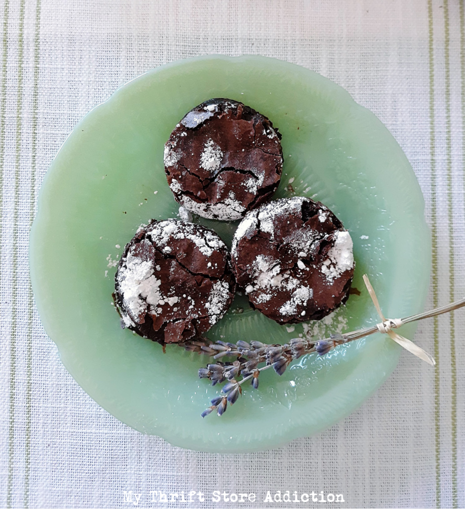 Chocolate Lavender Brownies 