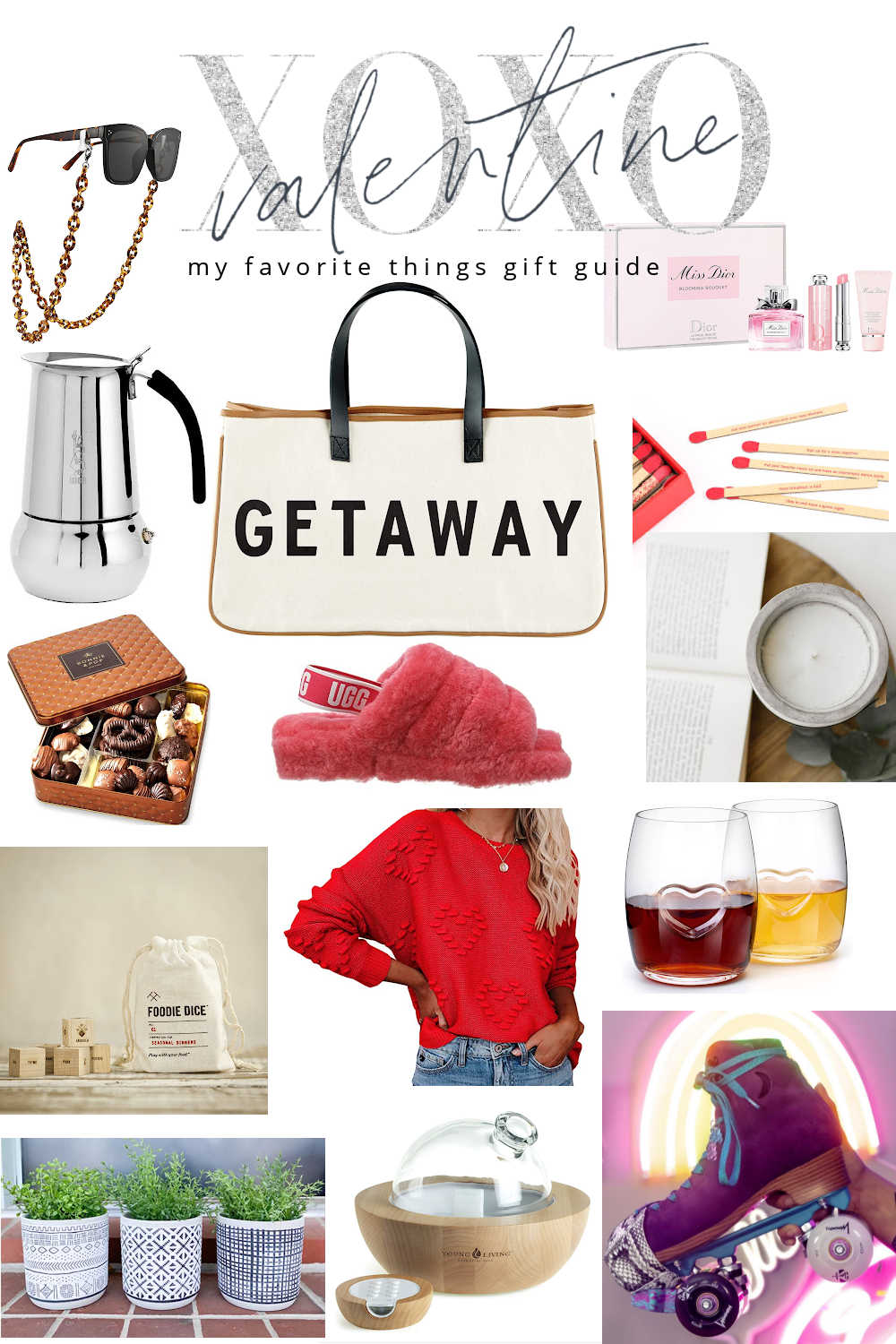 My Favorite Things Valentine Gift Guide! Some great gift ideas for anyone in your life and a great list to send to your husband!