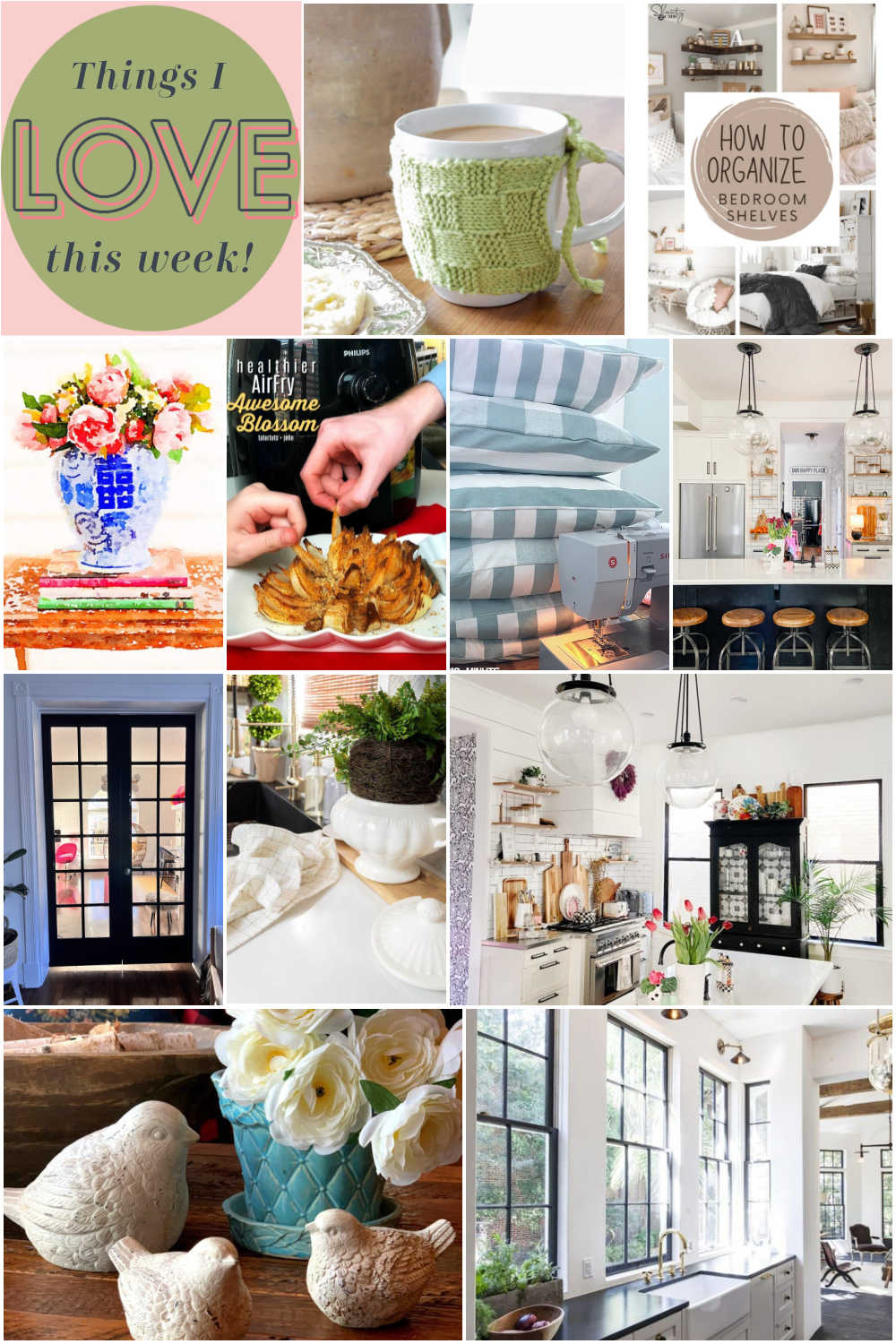 Things I Love This Week - Home DIY Ideas. Winter is the perfect time to work on home projects and plan for Spring!