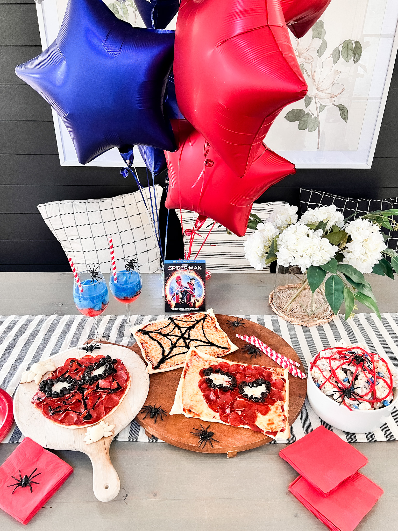 Family Movie Night with Spider-Man: No Way Home! #sponsored #SpiderManNoWayHome is available on Blu-ray and Digital. Pin curated by @tatertotsandjello for @sonypictures