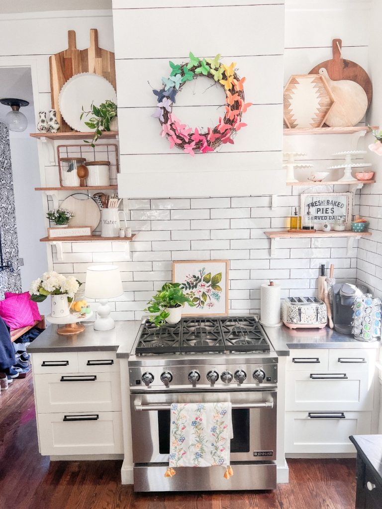Cottage Spring Kitchen Decor - Tatertots and Jello