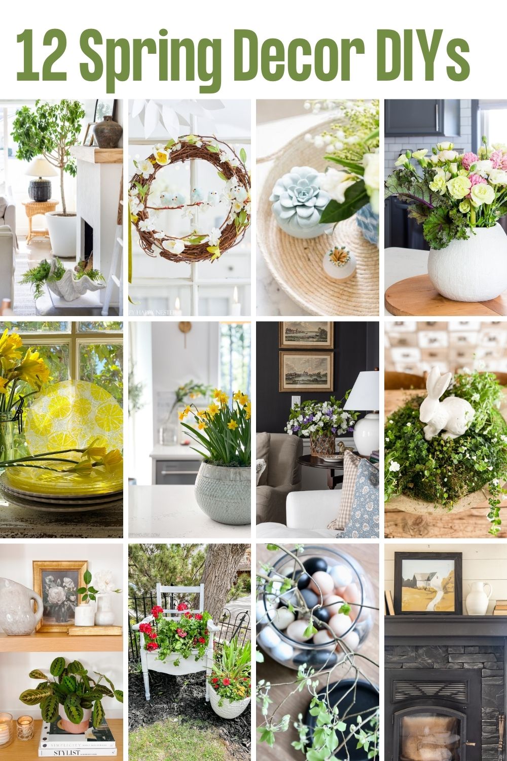 12 Spring Decor DIYS 