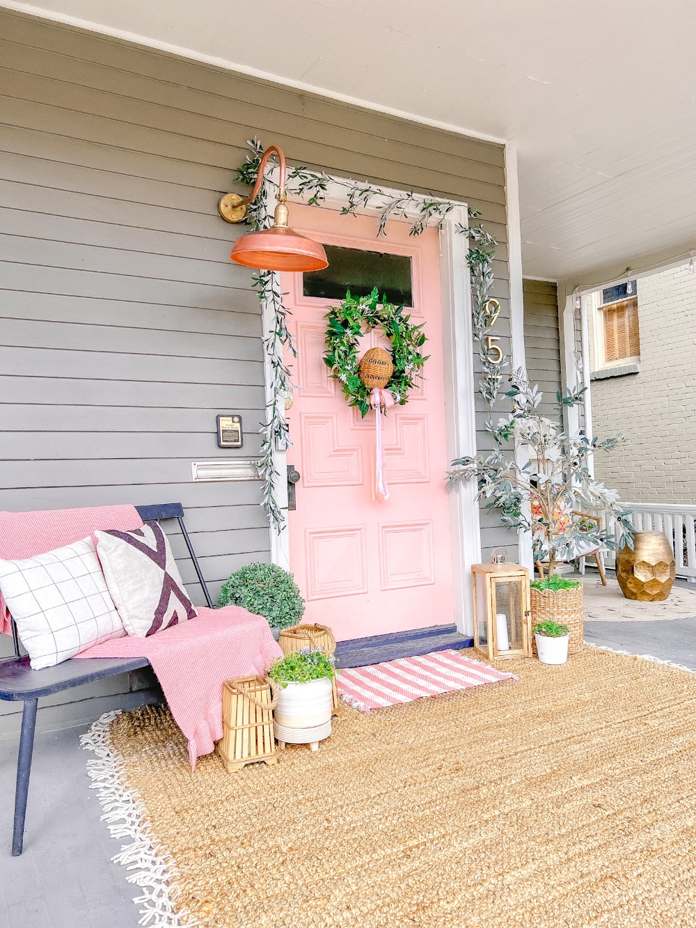 Spring Cottage Porch Decorating Ideas. Celebrate Spring by adding a few fresh details to your front or back porch. 