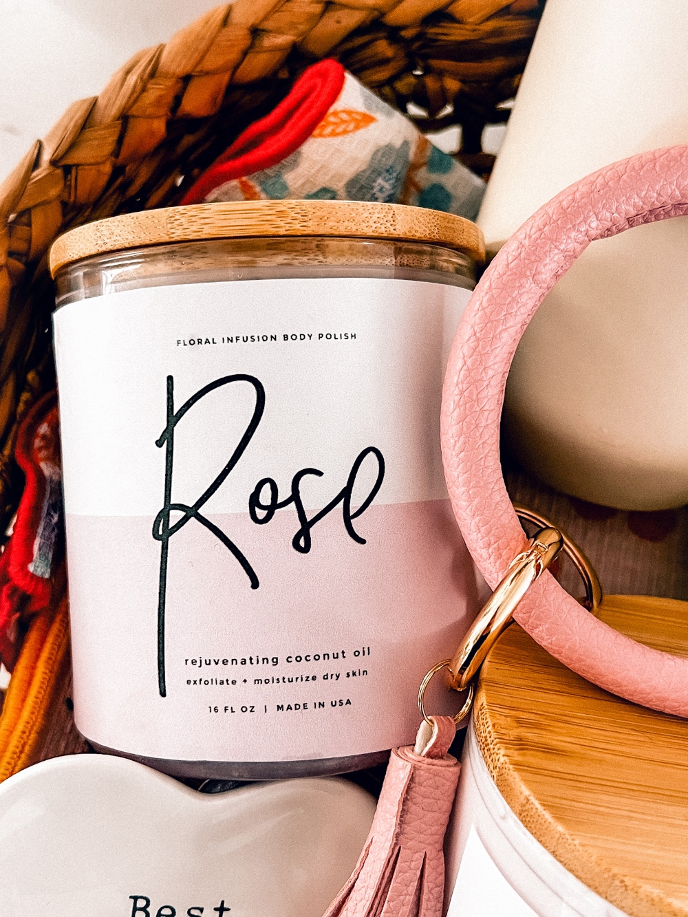 Rose Body Butter + Free Labels. Pamper yourself with this moisturizing shea and cocoa butter body butter with a fresh rose scent. 