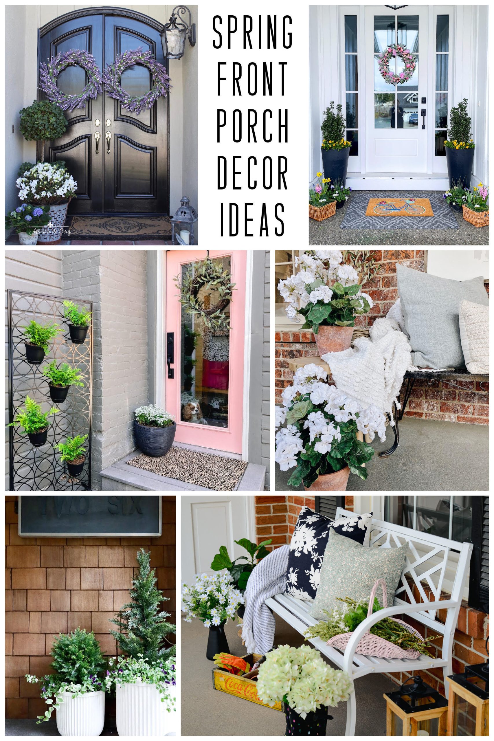 Spring Cottage Porch Decorating Ideas. Celebrate Spring by adding a few fresh details to your front or back porch.