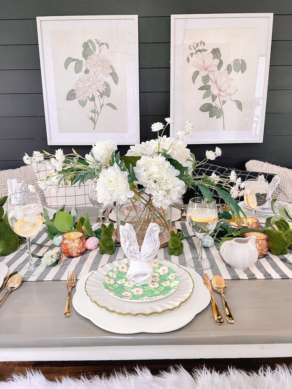 Spring Dining Room Tablescape. 6 Easy Ways to Create a Gorgeous Tablescape for ANY Season! 