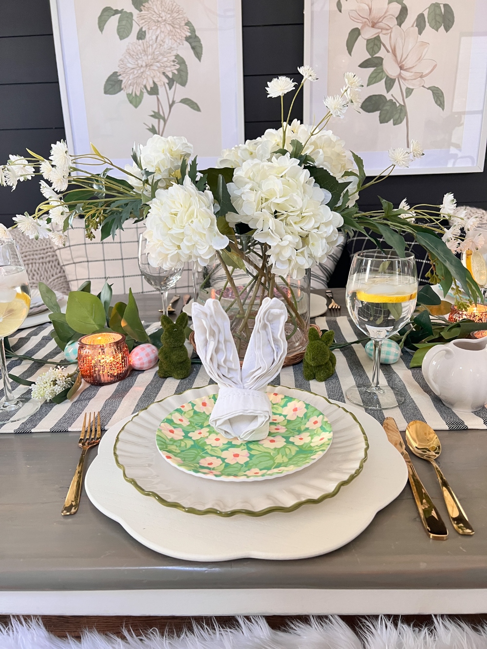 Spring Dining Room Tablescape. 6 Easy Ways to Create a Gorgeous Tablescape for ANY Season! 